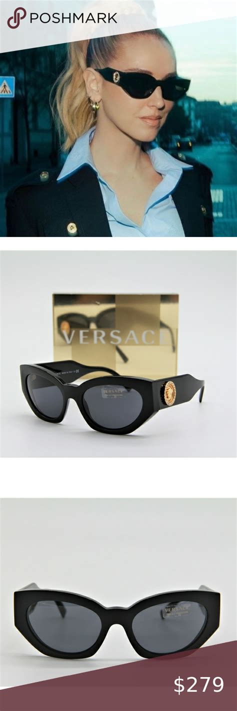 versace 4376-b occhiali|Versace VE4376B GB1/87 Sunglasses Black .